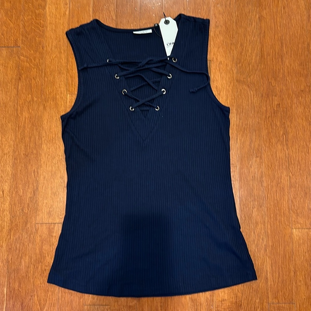 ONLY lace up tank